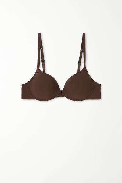 Brown Push-Up Bra, , large image number 4