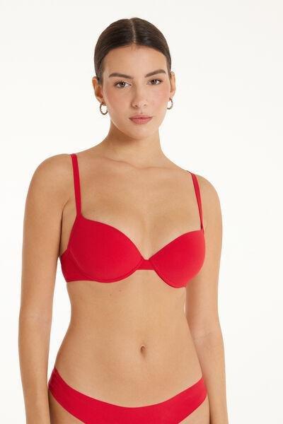 Red Athens Push-Up Bra, 5701_873V, large image number 1