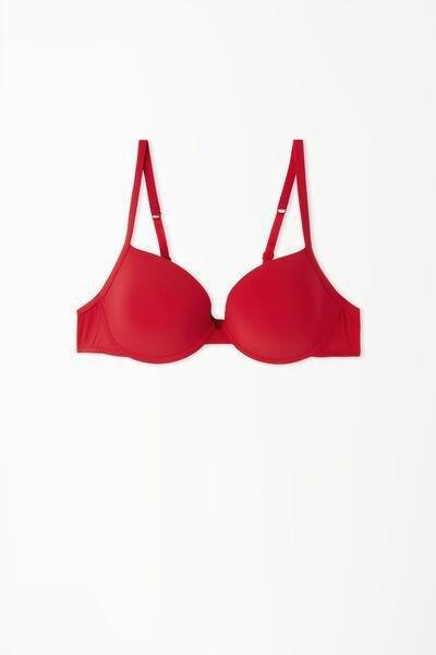 Red Athens Push-Up Bra, 5701_873V, large image number 4