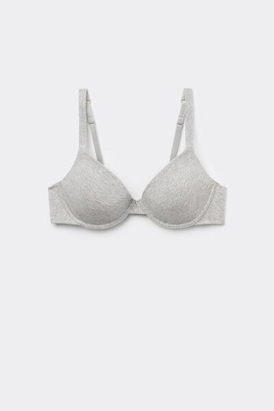 Grey Athens Push-Up Bra, , large image number 4