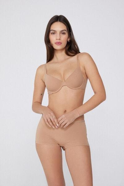 Beige Push-Up Bra, , large image number 1