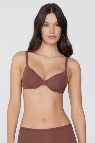 Beige Athens Organic Cotton Push-Up Bra, 5701_304Y, large image number 0