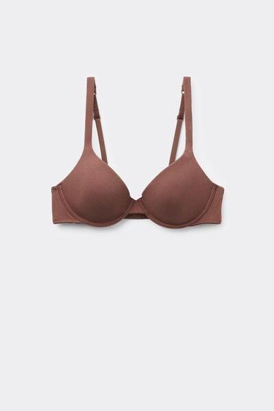 Beige Athens Organic Cotton Push-Up Bra, 5701_304Y, large image number 4