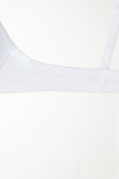 White Cotton Push-Up Bra, , large image number 6