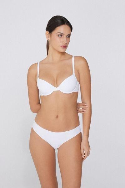 حمالة صدر رياضية أثينا بيضاء من القطن للنساء, White, large image number 8
