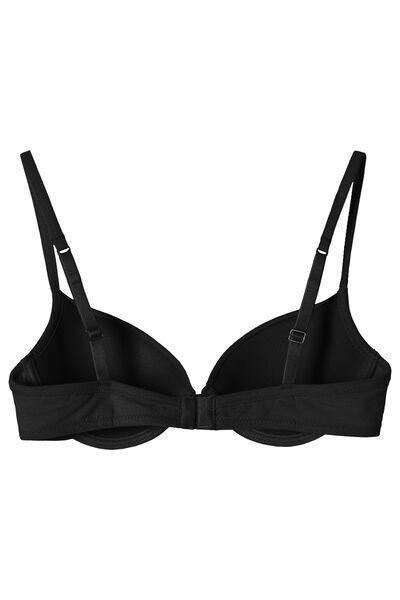 Black Cotton Push-Up Bra, , large image number 5
