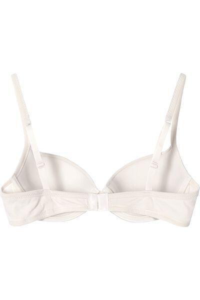 Cream Cotton Push-Up Bra, , large image number 5