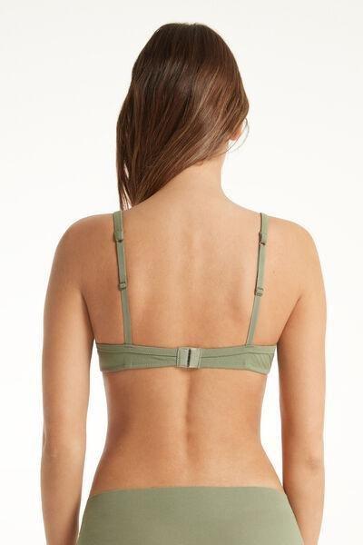 DARK SALVIA Athens Push-Up Bra in Cotton, , large image number 2
