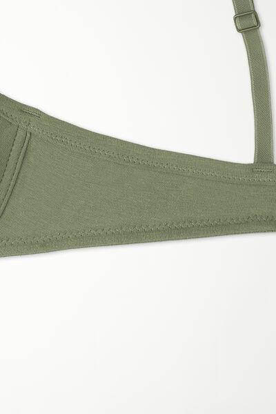 DARK SALVIA Athens Push-Up Bra in Cotton, , large image number 5