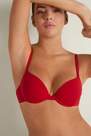 Tezenis - Deep Red Athens Push-Up Bra in Cotton