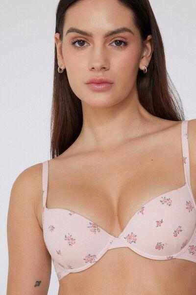 Pink Athens Printed Push-Up Bra, 5701_324Y, large image number 3