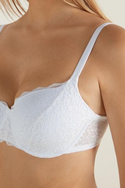 White Full Cover Balconette Bra, , large image number 3
