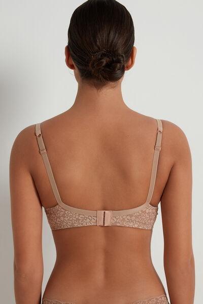 Beige Full Cover Balconette Bra, , large image number 2