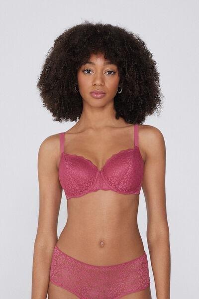 Pink Full Cover Balconette Bra, 5701_322Y, large image number 1