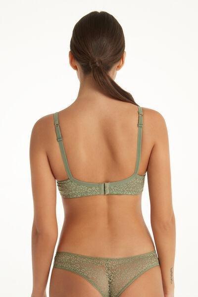 Green Prague Full Cover Recycled Lace Balconette Bra, , large image number 2