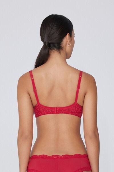 Red Full Cover Balconette Bra, 5701_873V, large image number 2