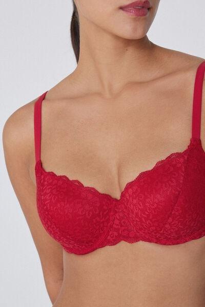 Red Full Cover Balconette Bra, 5701_873V, large image number 3