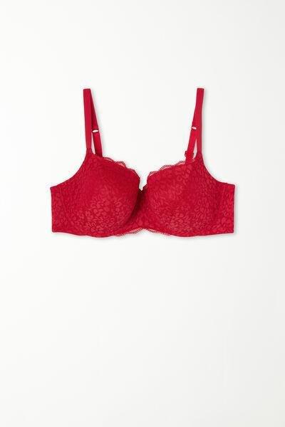 Red Full Cover Balconette Bra, 5701_873V, large image number 4