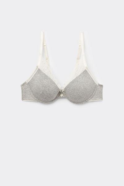 Grey Delicate Touch Push-Up Bra, 5701_305Y, large image number 3