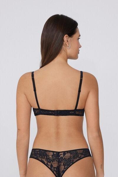 Black Armony Push-Up Bra, Black, large image number 2
