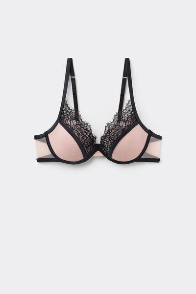 Black Shadow Luxe Push-Up Bra, , large image number 4