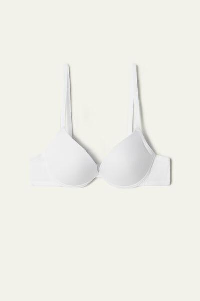 Tezenis - White Los Angeles Super Microfibre Push-Up Bra