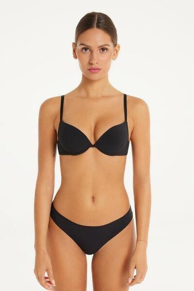 Tezenis - Black Los Angeles Super Microfibre Push-Up Bra