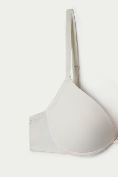 Cream Super Push-Up Bra, Ivory Cream, large image number 3