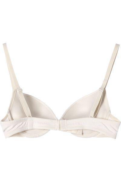 Cream Los Angeles Super Microfibre Push-Up Bra, , large image number 5