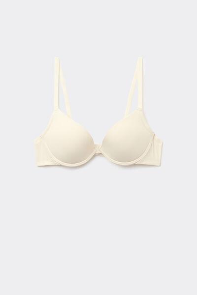 Cream Super Push-Up Bra, Ivory Cream, large image number 7
