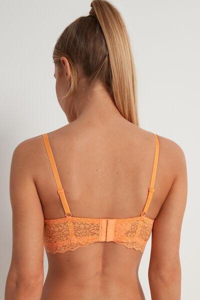 Orange Malibu Organic Lace Super Push-Up Bra, , large image number 2