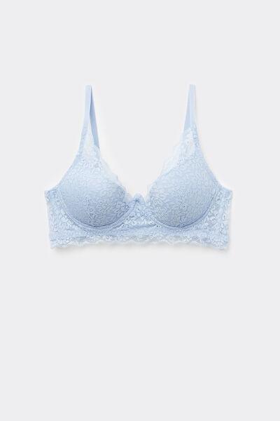 Blue Super Push-Up Bra, 5701_307Y, large image number 4