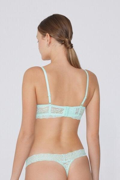 Blue Laced Super Push-Up Bra, 5701_513W, large image number 2