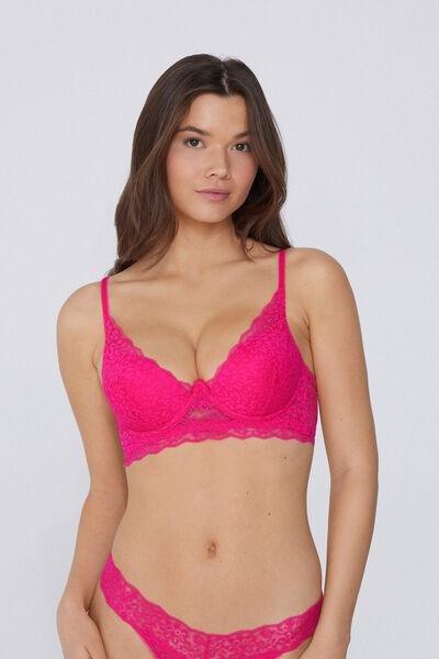 Pink Malibu Super Push-Up Bra, , large image number 0