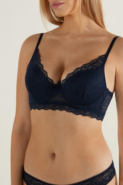 Tezenis - Blue Malibu Recycled Lace Super Push-Up Bra