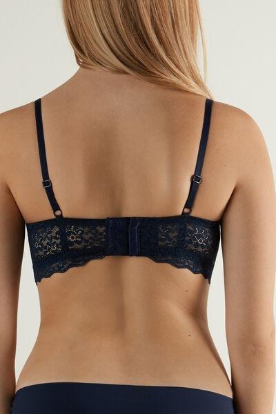 Tezenis - Blue Malibu Recycled Lace Super Push-Up Bra