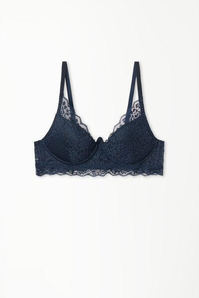 Tezenis - Blue Malibu Recycled Lace Super Push-Up Bra