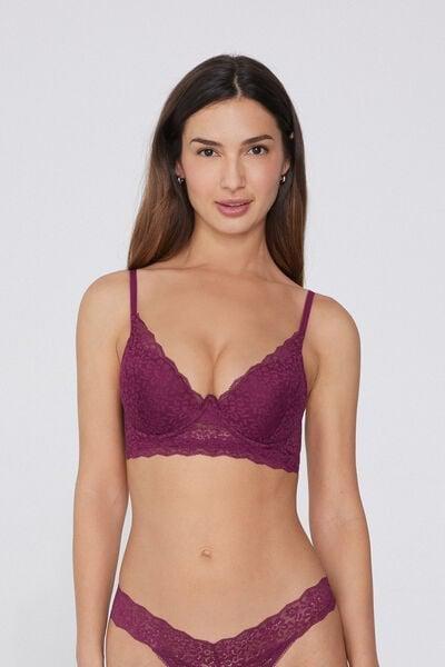 BORDEAUX Malibأ¹ Organic Lace Super Push-Up Bra, , large image number 0