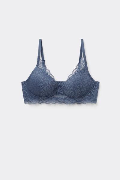 GALACTIC BLUE Malibأ¹ Organic Lace Super Push-Up Bra, 5701_730Y, large image number 3