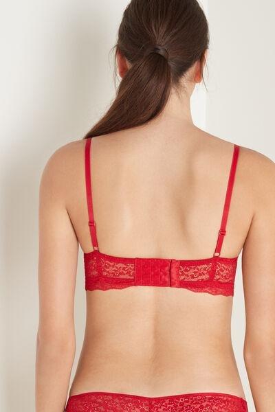 Red Malibu Organic Lace Super Push-Up Bra, , large image number 2