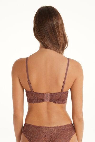 Brown Organic Lace Super Push-Up Bra, 5701_872V, large image number 2