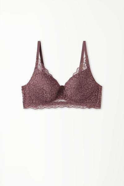Brown Organic Lace Super Push-Up Bra, 5701_872V, large image number 4