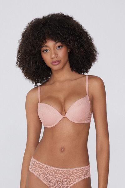 Pink Super Push-Up Bra, 5701_313Y, large image number 2