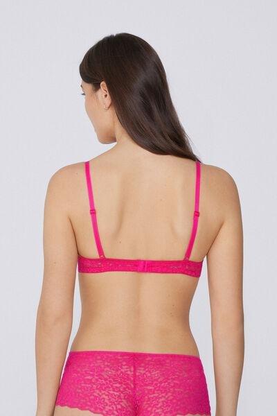 Pink Organic Lace Super Push-Up Bra, 5701_545Y, large image number 2