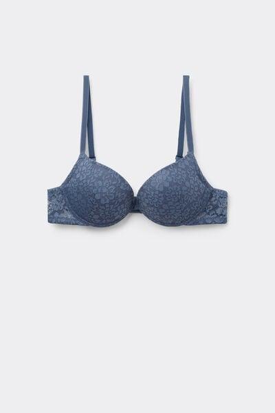 GALACTIC BLUE Los Angeles Organic Lace Super Push-Up Bra, 5701_730Y, large image number 3