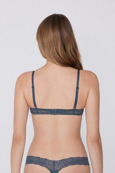 Grey Los Angeles Organic Lace Super Push-Up Bra, 5701_731Y, large image number 2