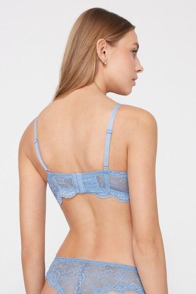 Blue Malibu Recycled Lace Super Push-Up Bra, 5701_393Z, large image number 2