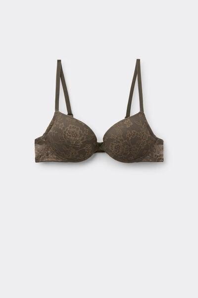 Green Los Angeles Recycled Lace Super Push-Up Bra, 5701_226Z, large image number 4