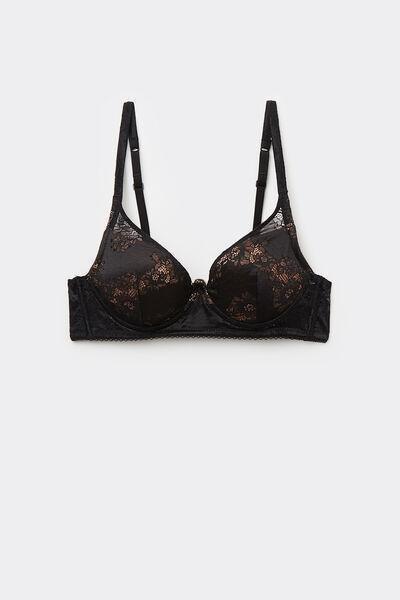 Black Super Push-Up Bra, Black, large image number 4