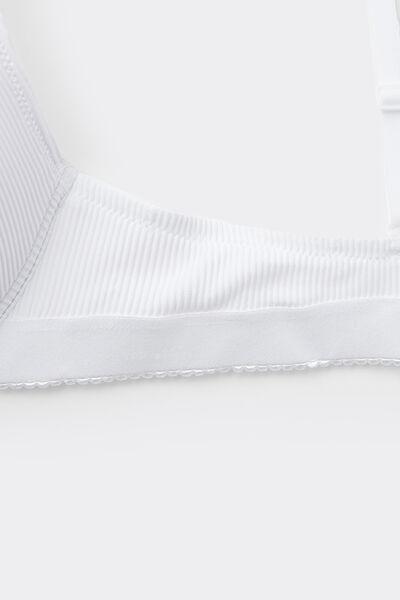 White Lounge Retreat Push-Up Bra, White, large image number 5